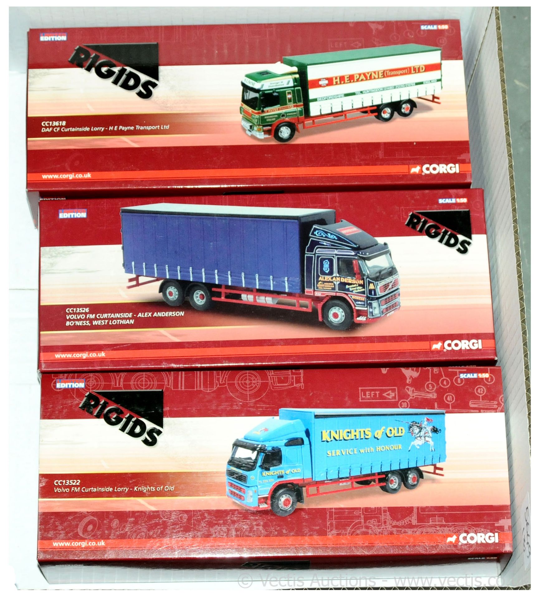 GRP inc Corgi boxed 1/50th scale (Rigids Series)