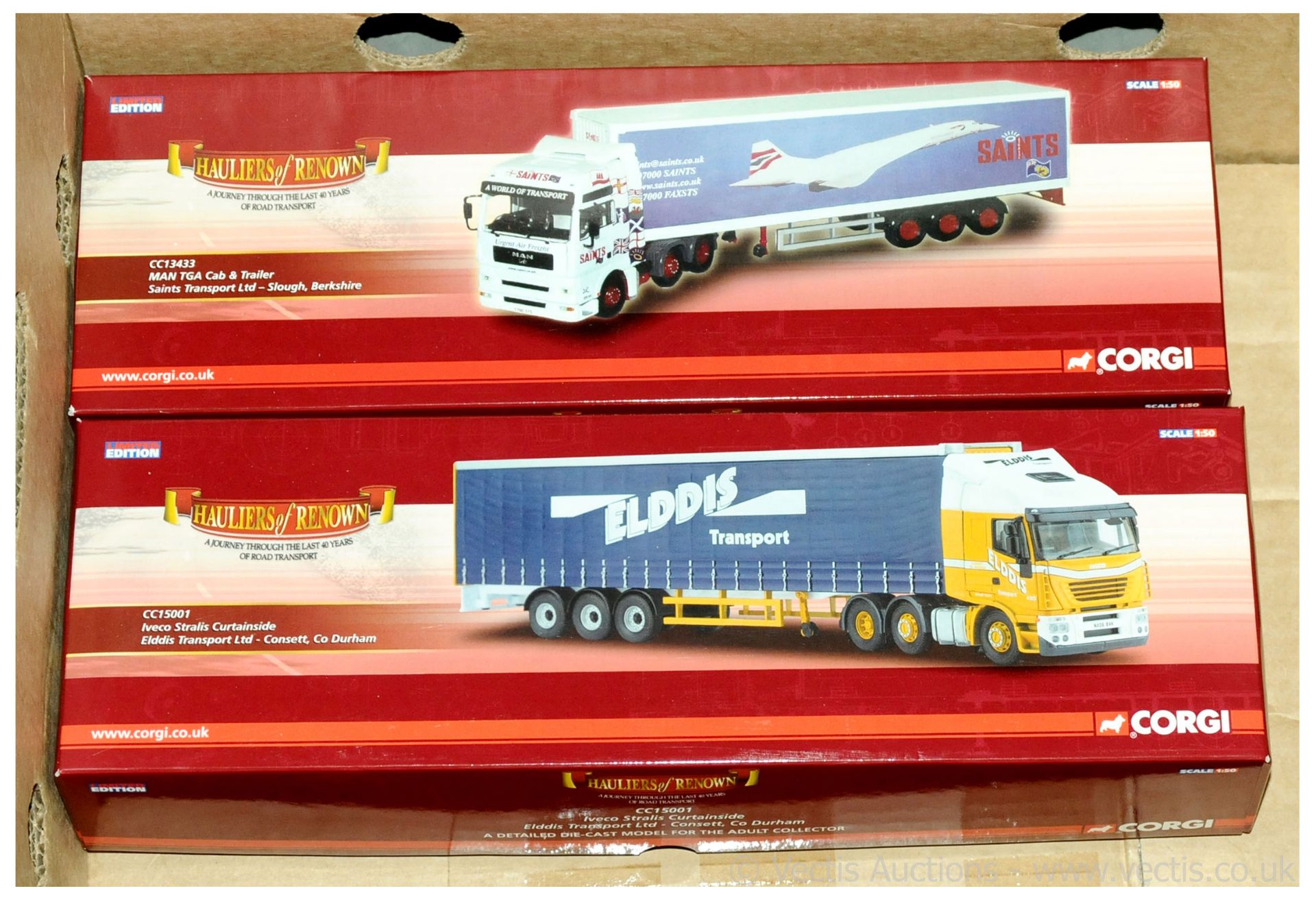 PAIR inc Corgi boxed 1/50th scale (Hauliers