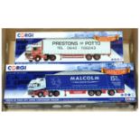 PAIR inc Corgi boxed Truck CC15502 Volvo F10