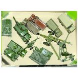 GRP inc Dinky pre and post-war Military Vehicles