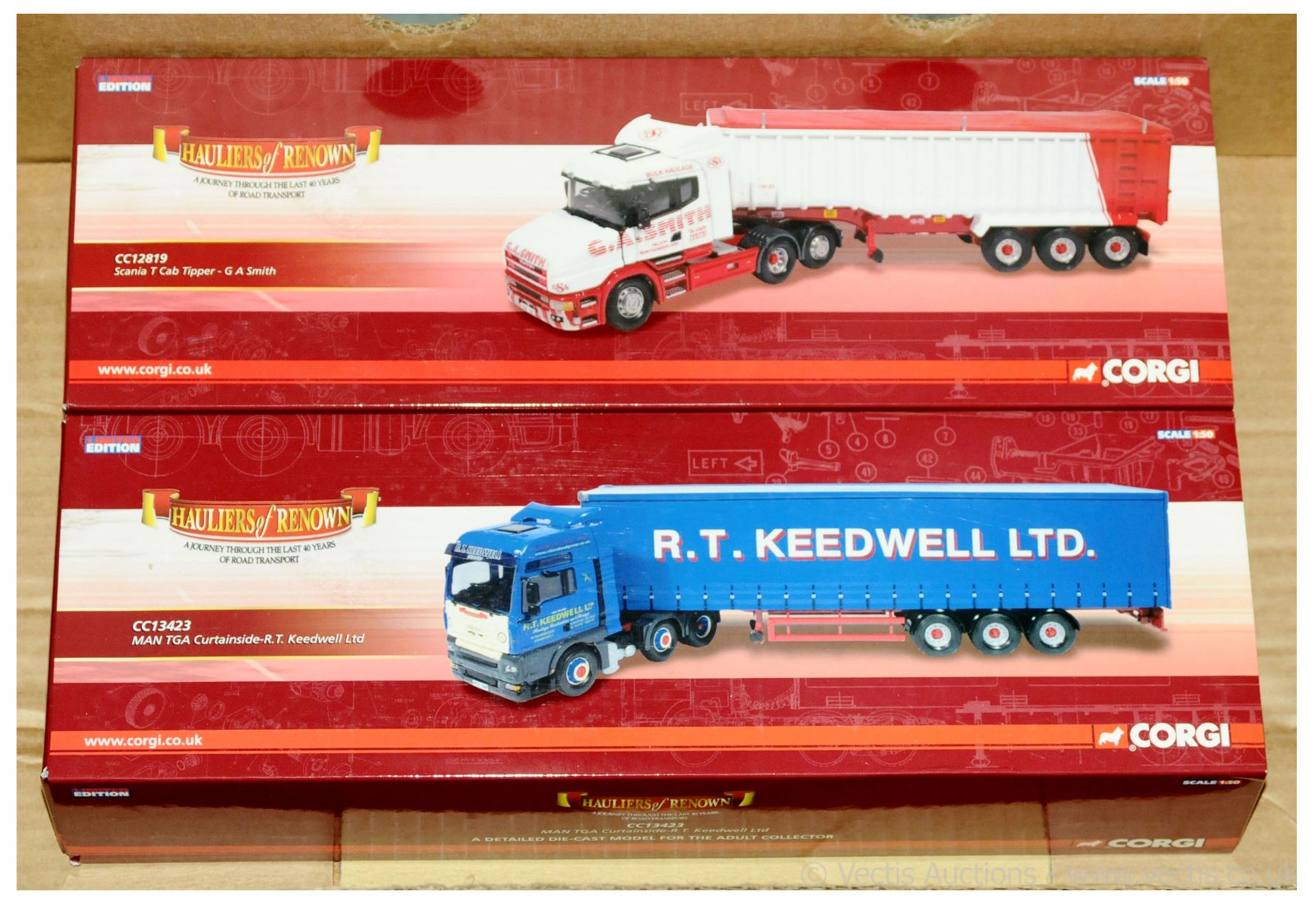 PAIR inc Corgi boxed 1/50th scale (Hauliers