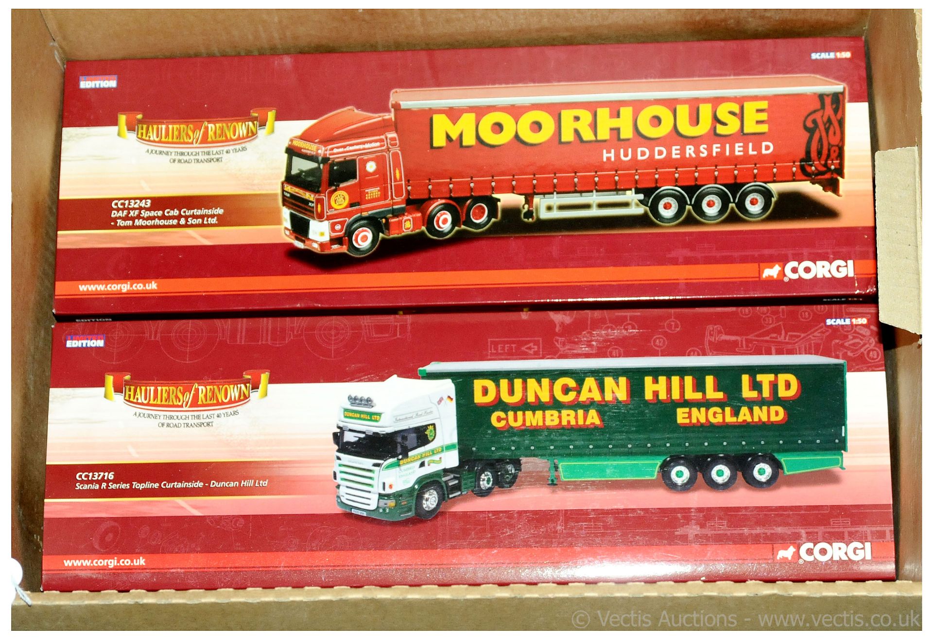 PAIR inc Corgi boxed 1/50th scale (Hauliers