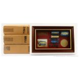 Matchbox Models of Yesteryear framed cabinet