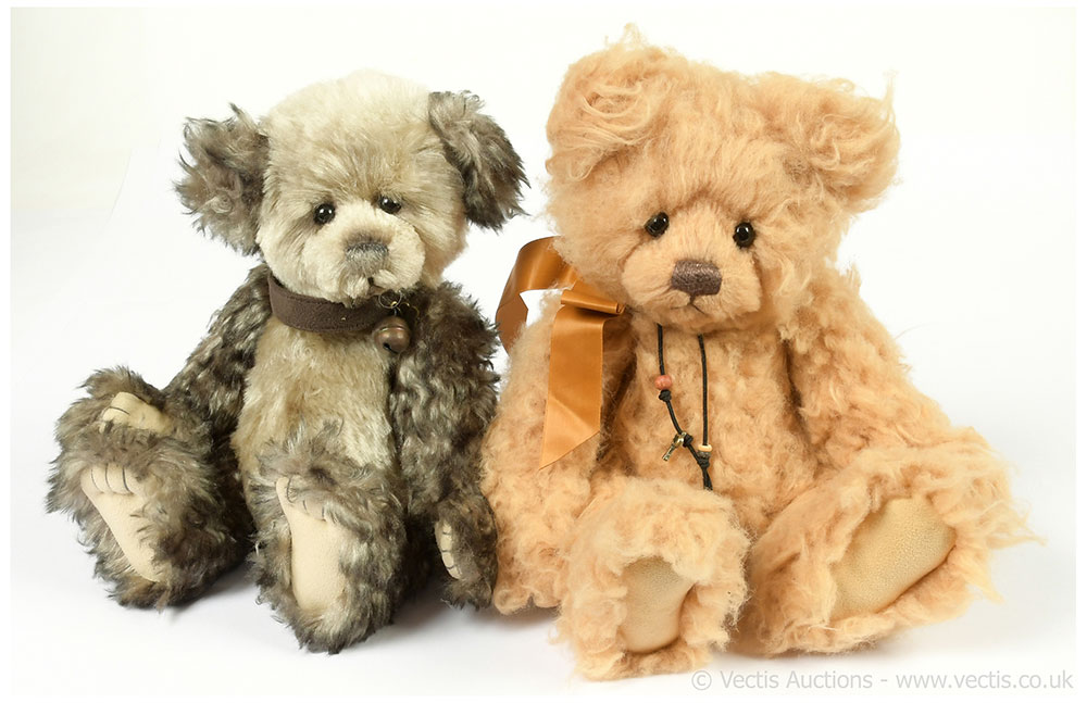 PAIR inc Charlie Bears pair: (1) Debbie teddy