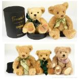 GRP inc Merrythought five teddy bears