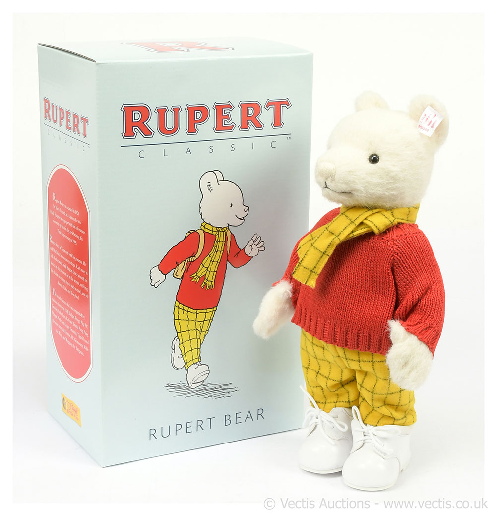 Steiff Classic Rupert the Bear, alpaca teddy