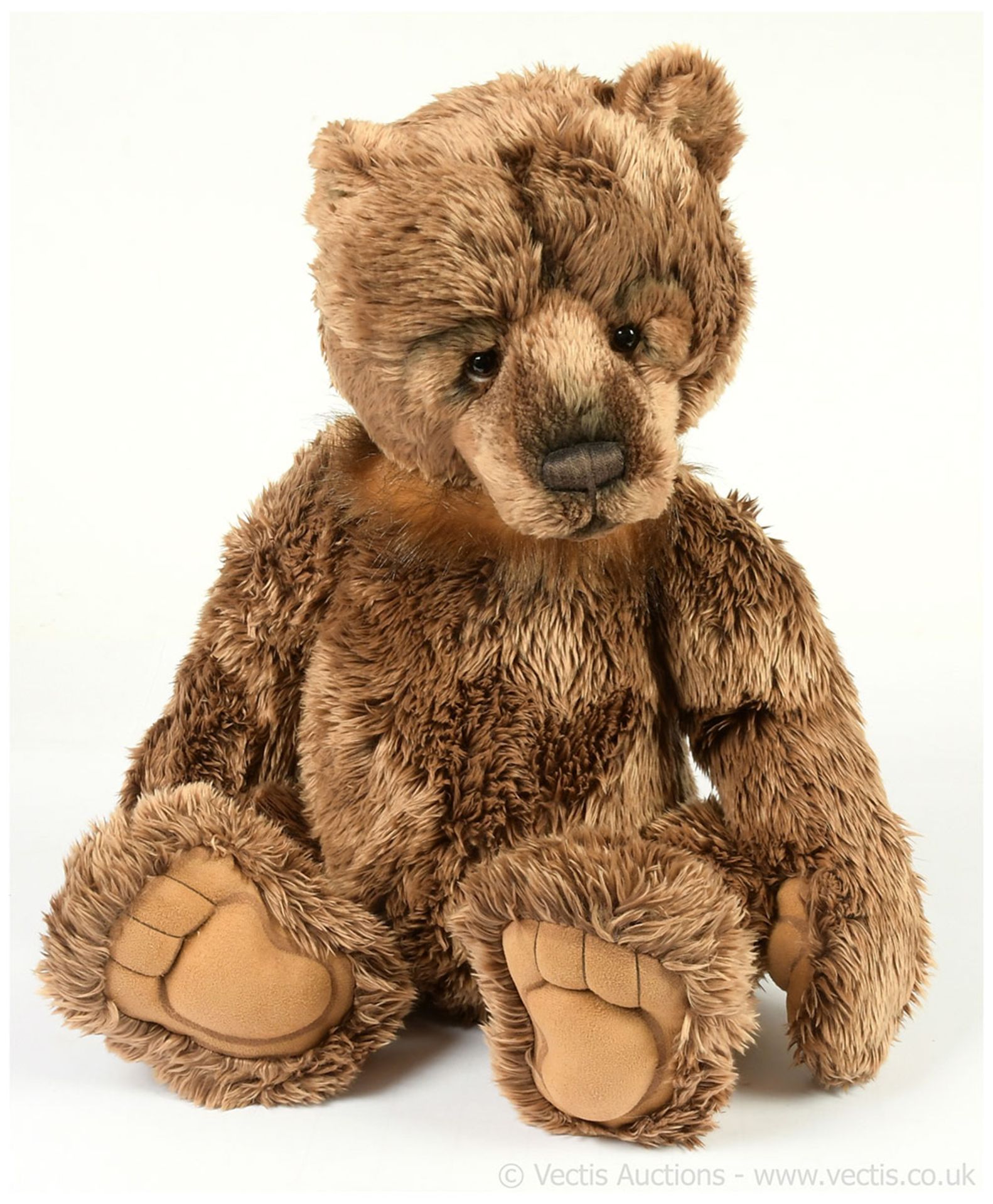 Charlie Bears Brutus brown plush Grizzly teddy