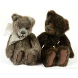 PAIR inc Charlie Bears teddy bears: (1) Dark