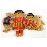 GRP inc Merrythought four teddy bears