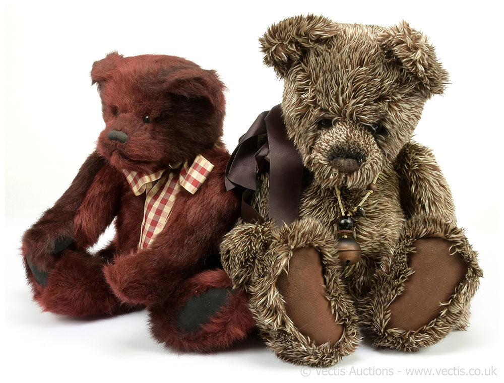 PAIR inc Charlie Bears pair: (1) Guy teddy bear