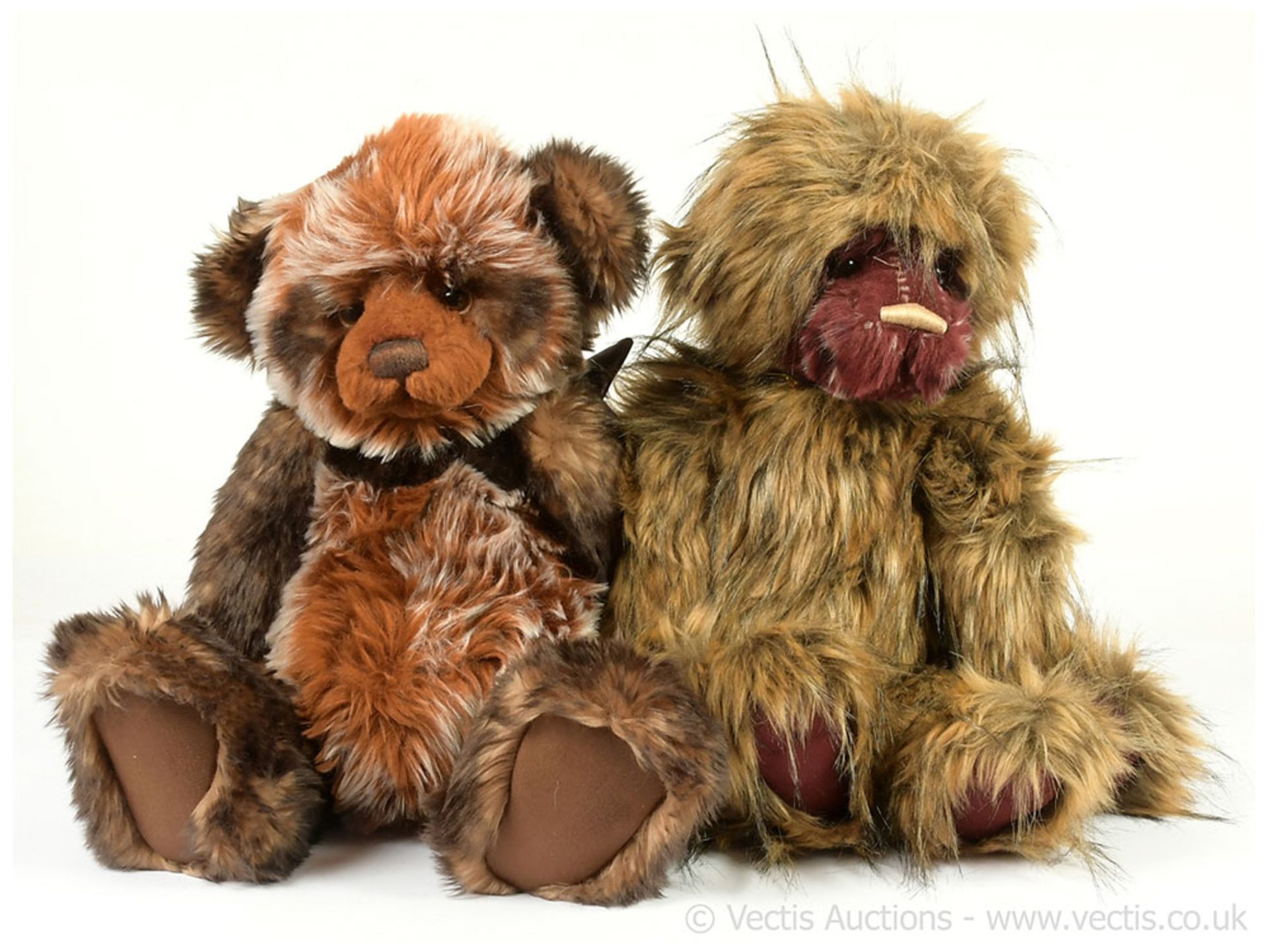 PAIR inc Charlie Bears plush teddy bears