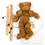 Charlie Bears Jonty marionette puppet teddy