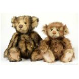 PAIR inc Charlie Bears Rhubarb and Crumble teddy