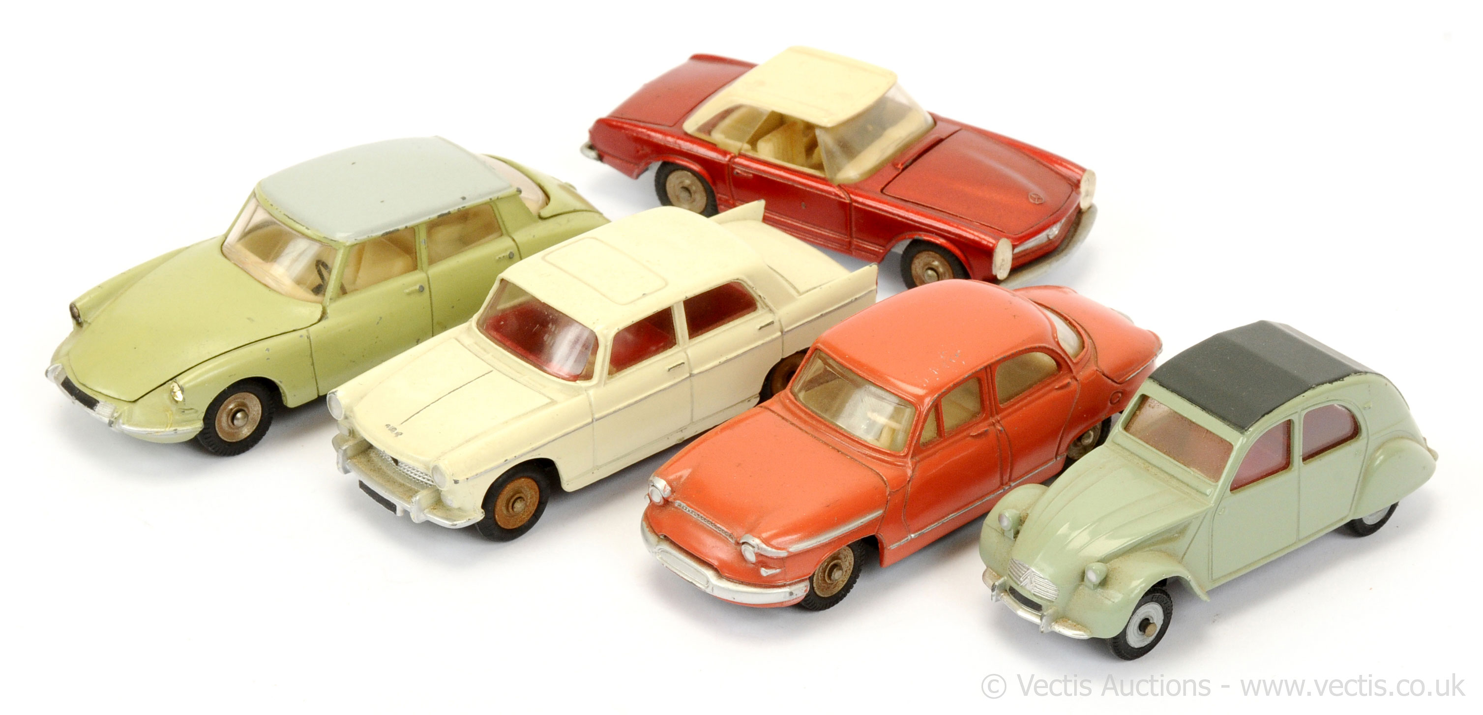 GRP inc French Dinky unboxed 516 Mercedes 230 SL