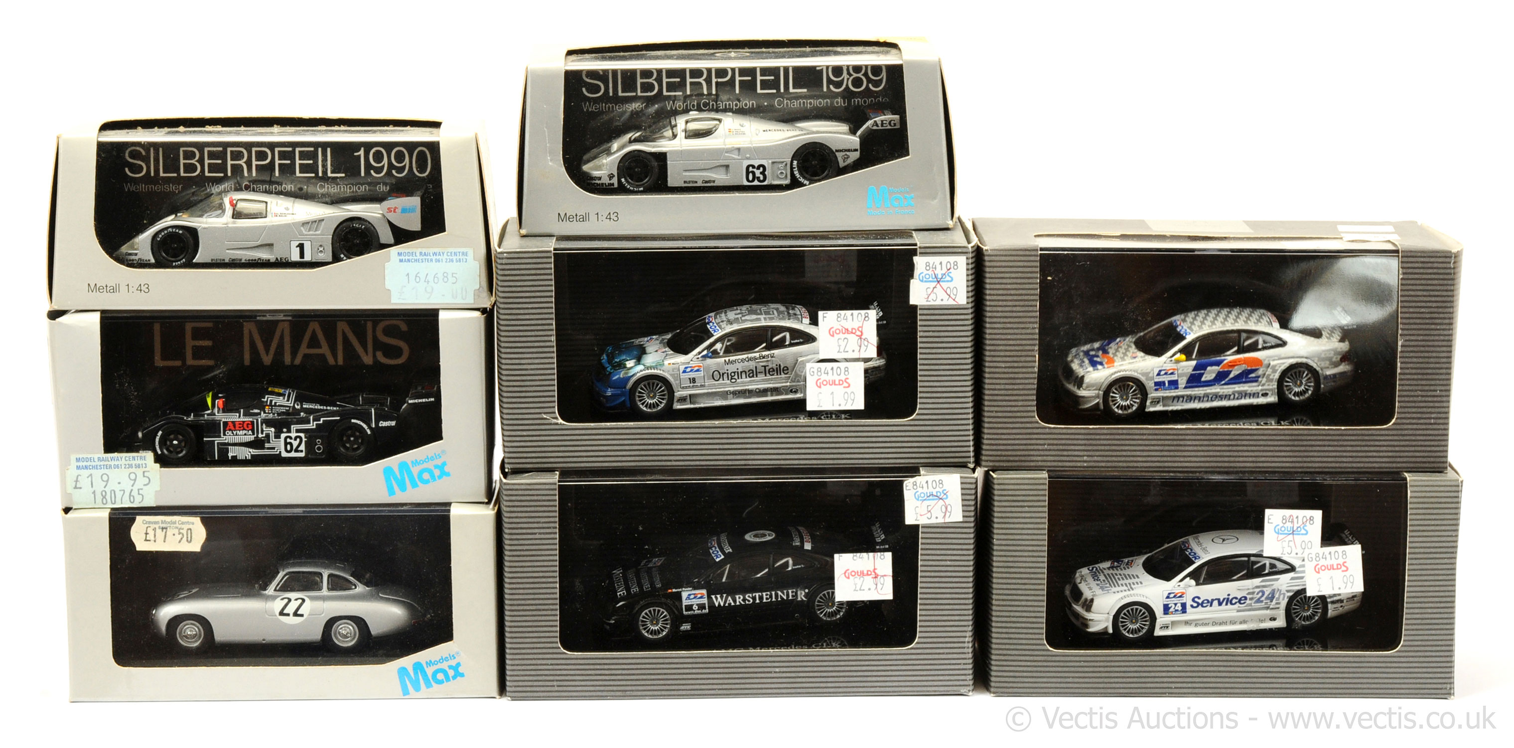 GRP inc (1/43rd scale) Mercedes Racing Car