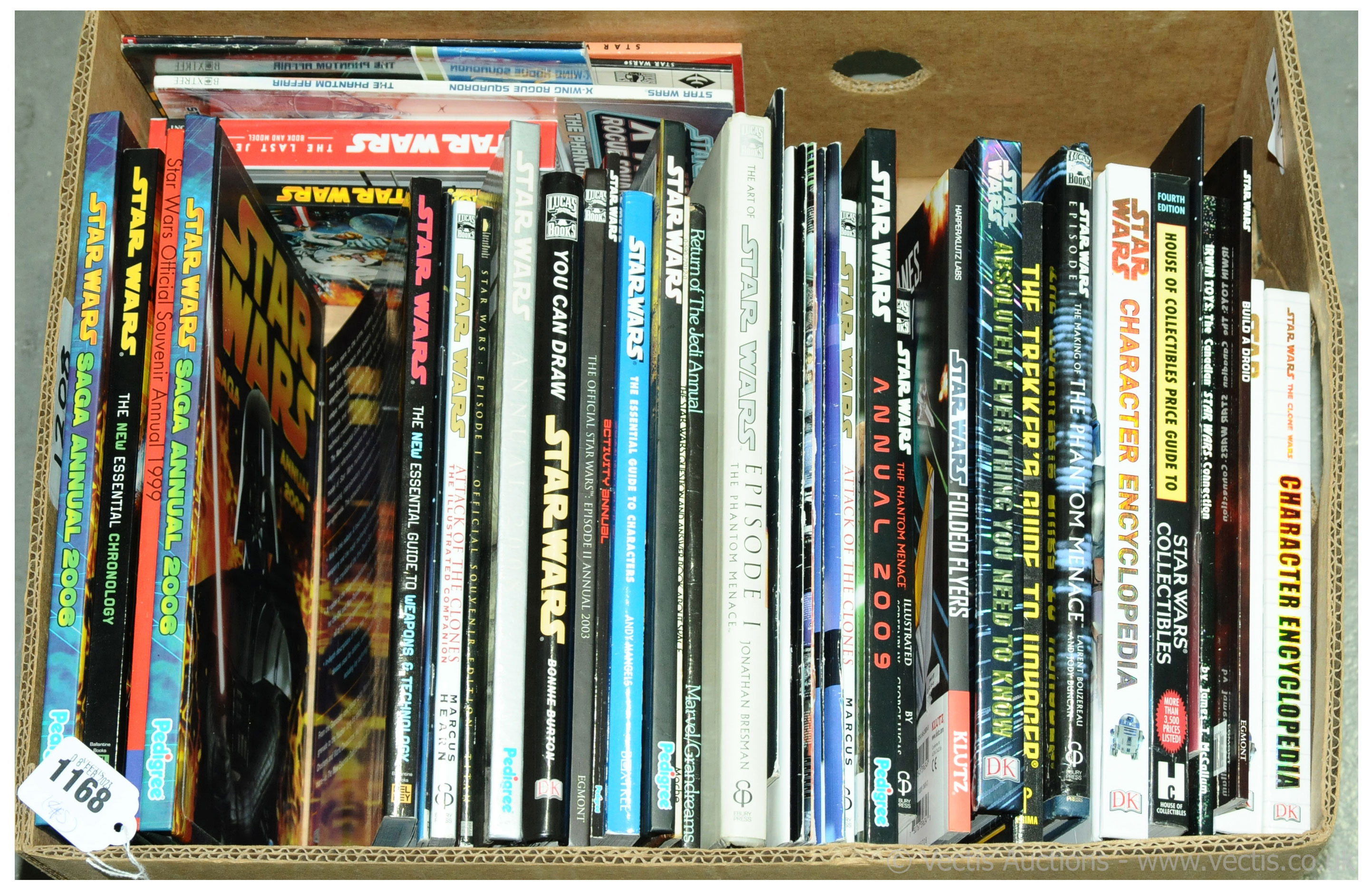 "Star Wars" - mainly hardback books Character