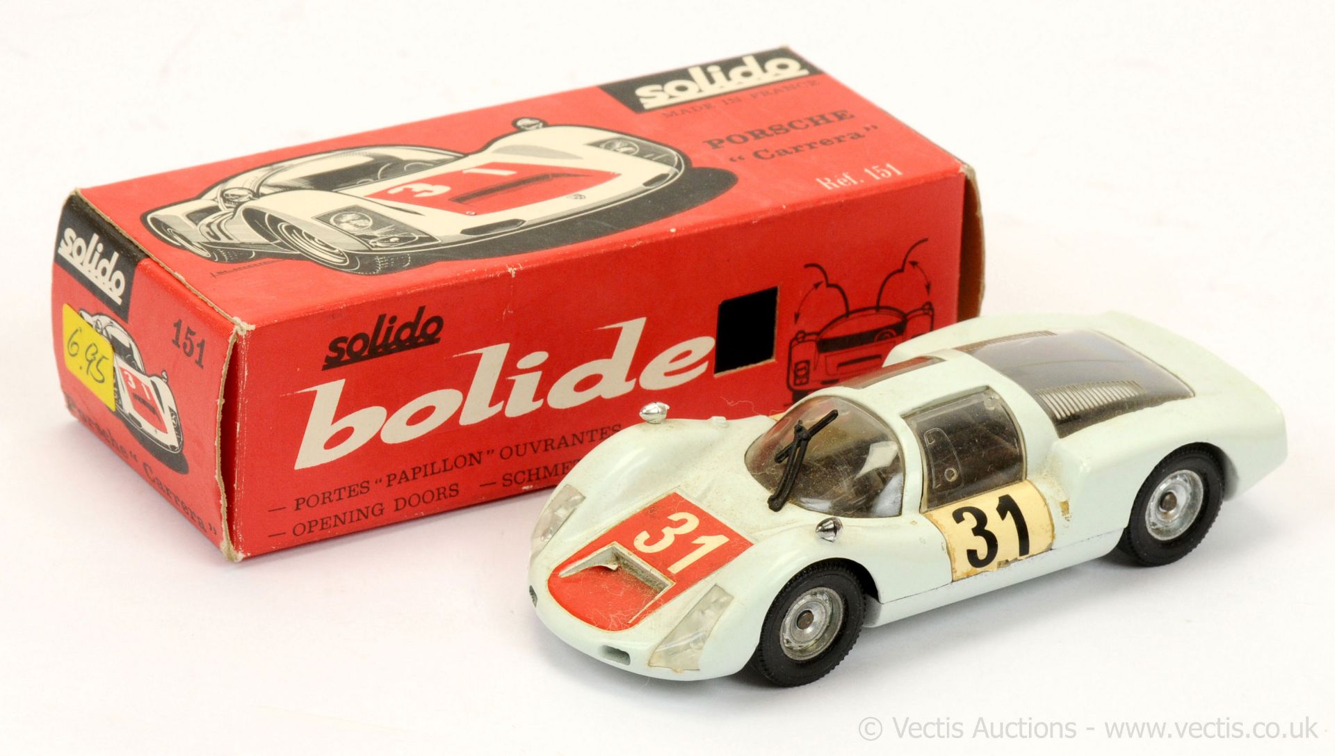 Solido 151 Porsche Carrera 6 - off white (very