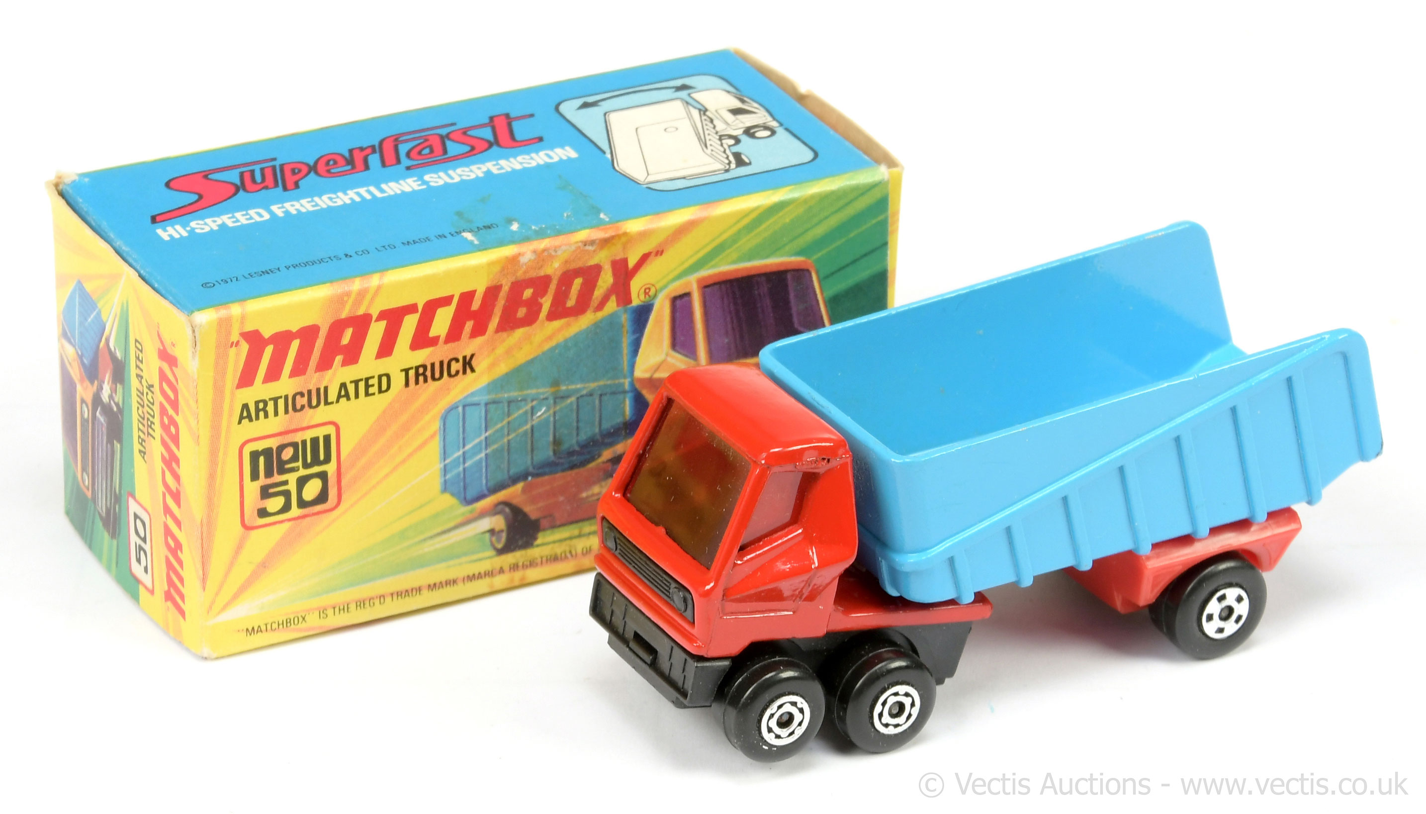 Matchbox Superfast 50b Articulated Truck factory