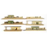 GRP inc Unknown make OO Gauge wooden Stations