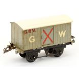 Hornby O Gauge GW "Gunpowder" Van. Late version