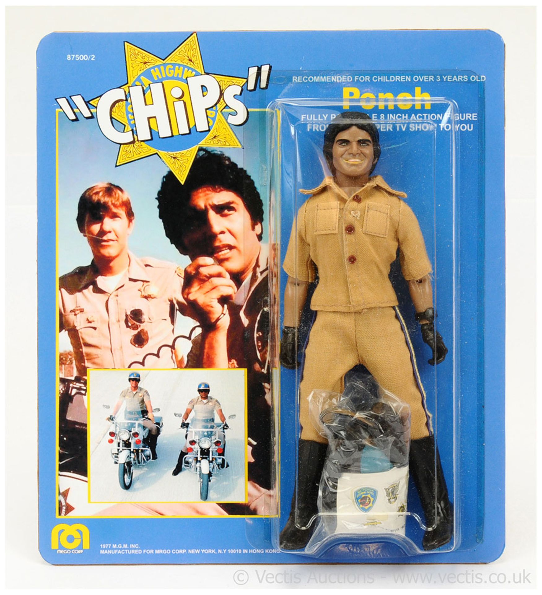 Mego Chips Ponch 8" figure, generally Good