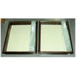 PAIR inc A Wooden & Glass Wall Hanging Cabinet