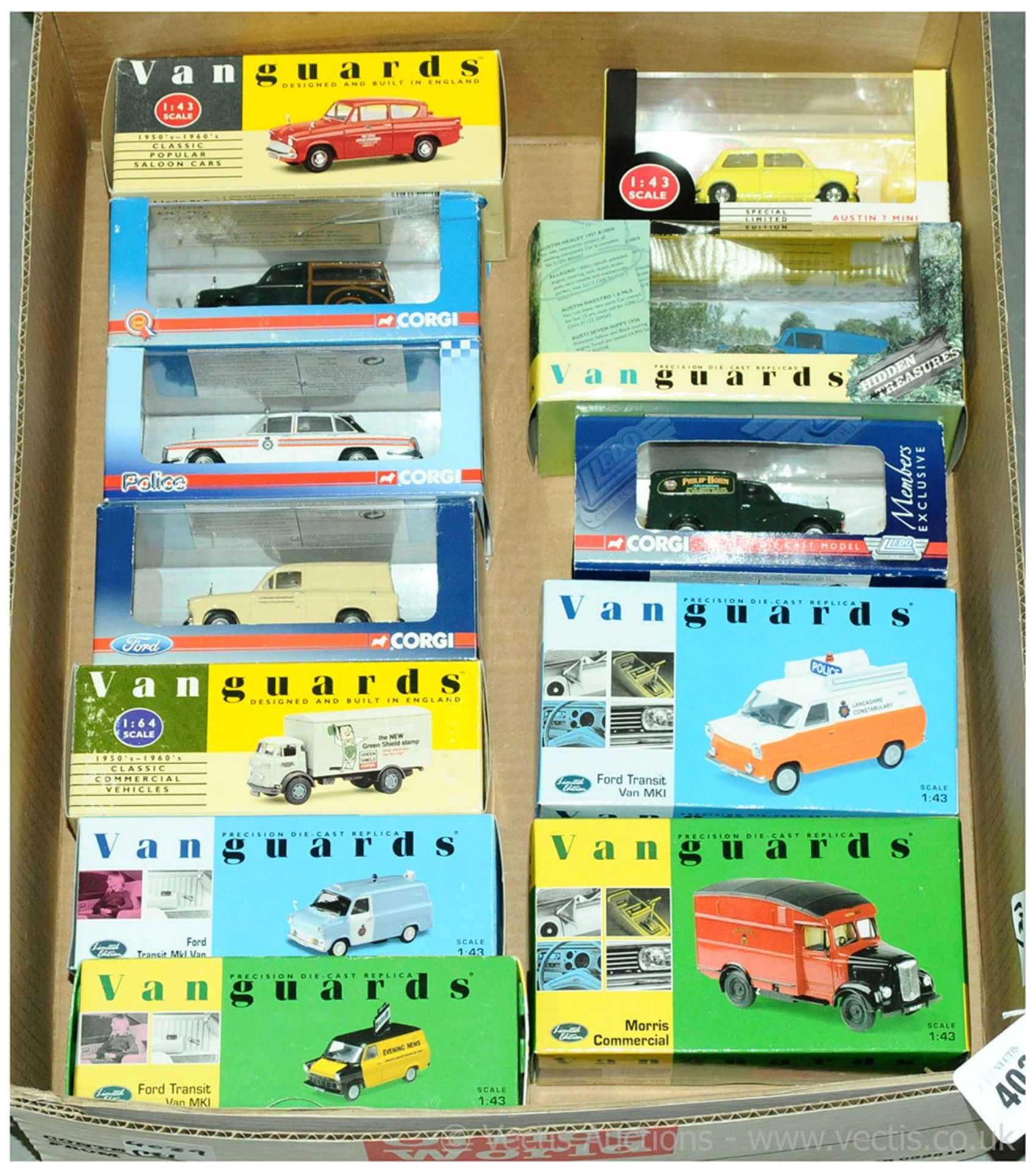 GRP inc Lledo & Corgi Vanguards Models - boxed