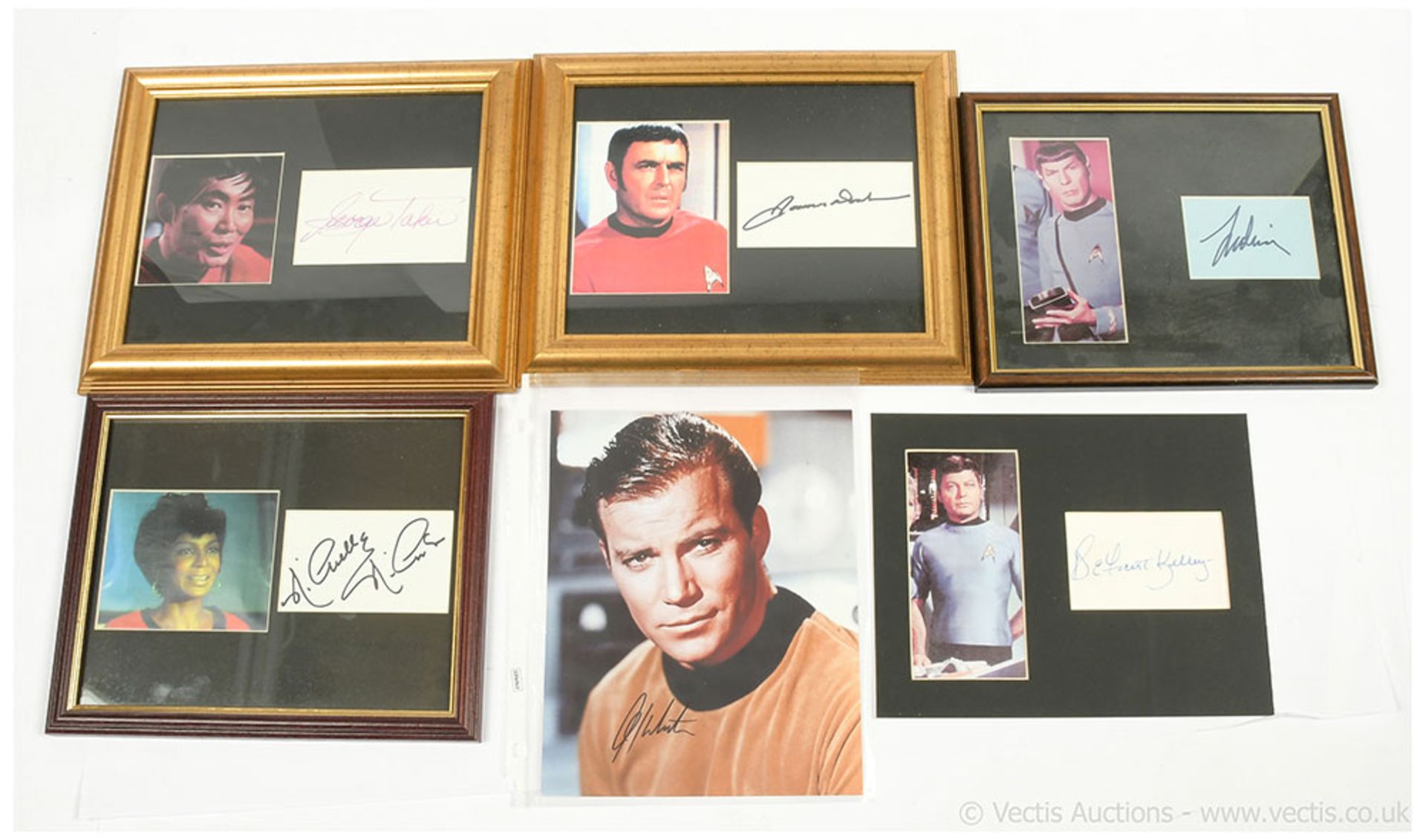 GRP inc Star Trek signed photos and autograph