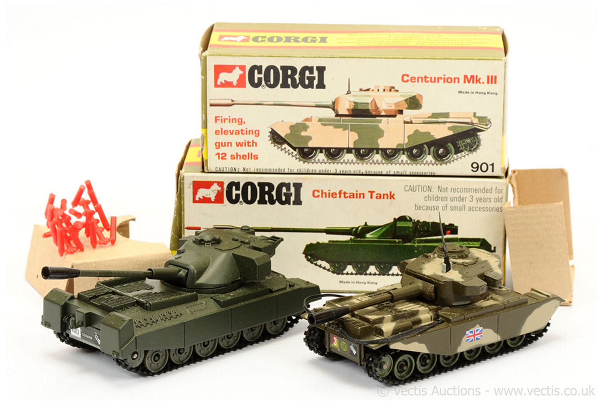 Corgi Military Pair; (1) 901 Centurion Mark III