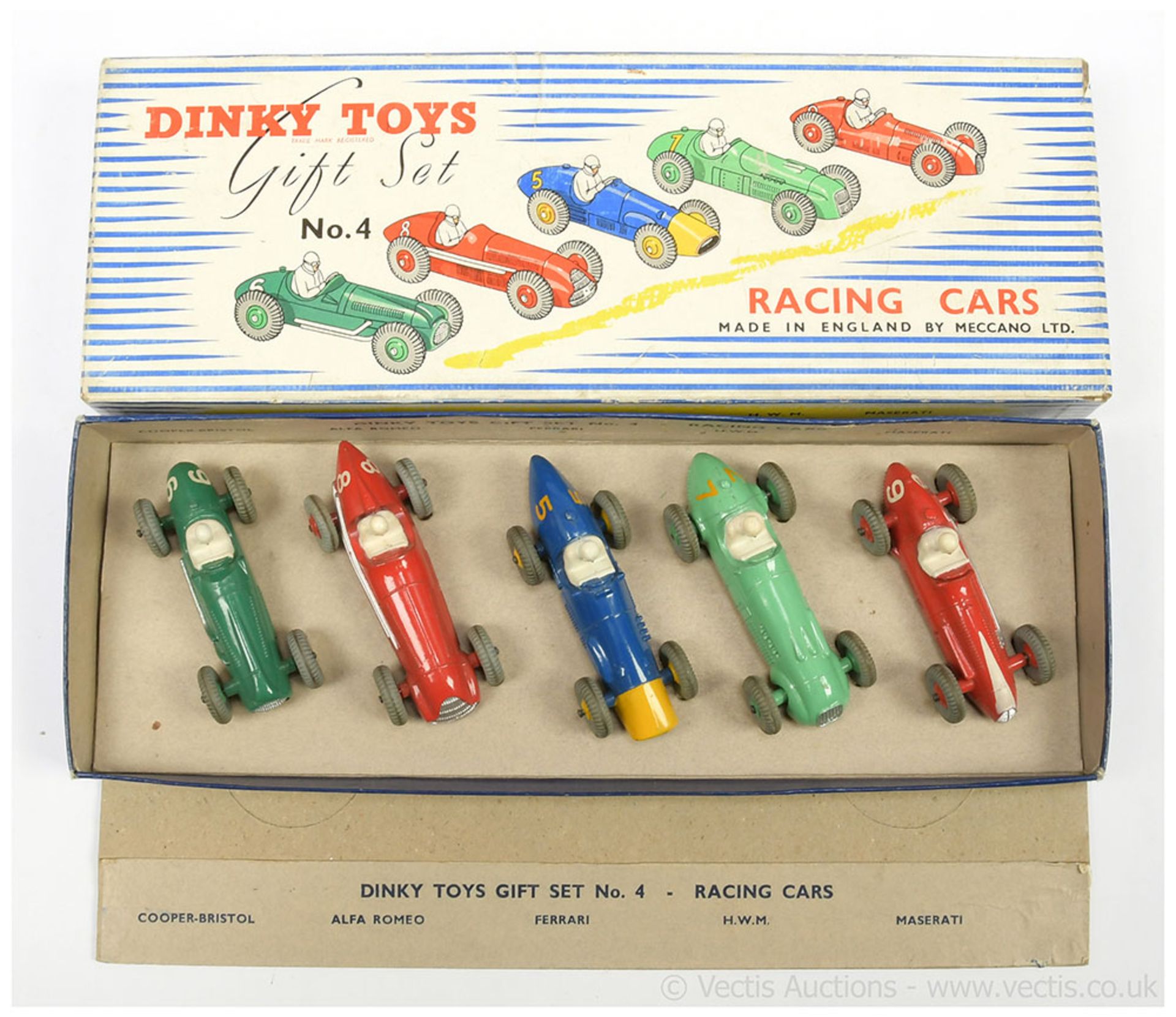 Dinky GS4 Gift Set "Racing Cars" 5 x models