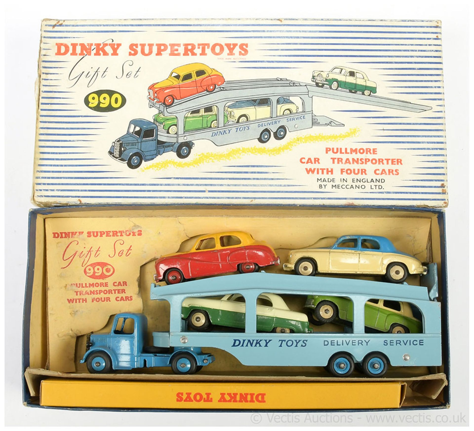 Dinky 990 Gift Set "Pullmore Car Transporter