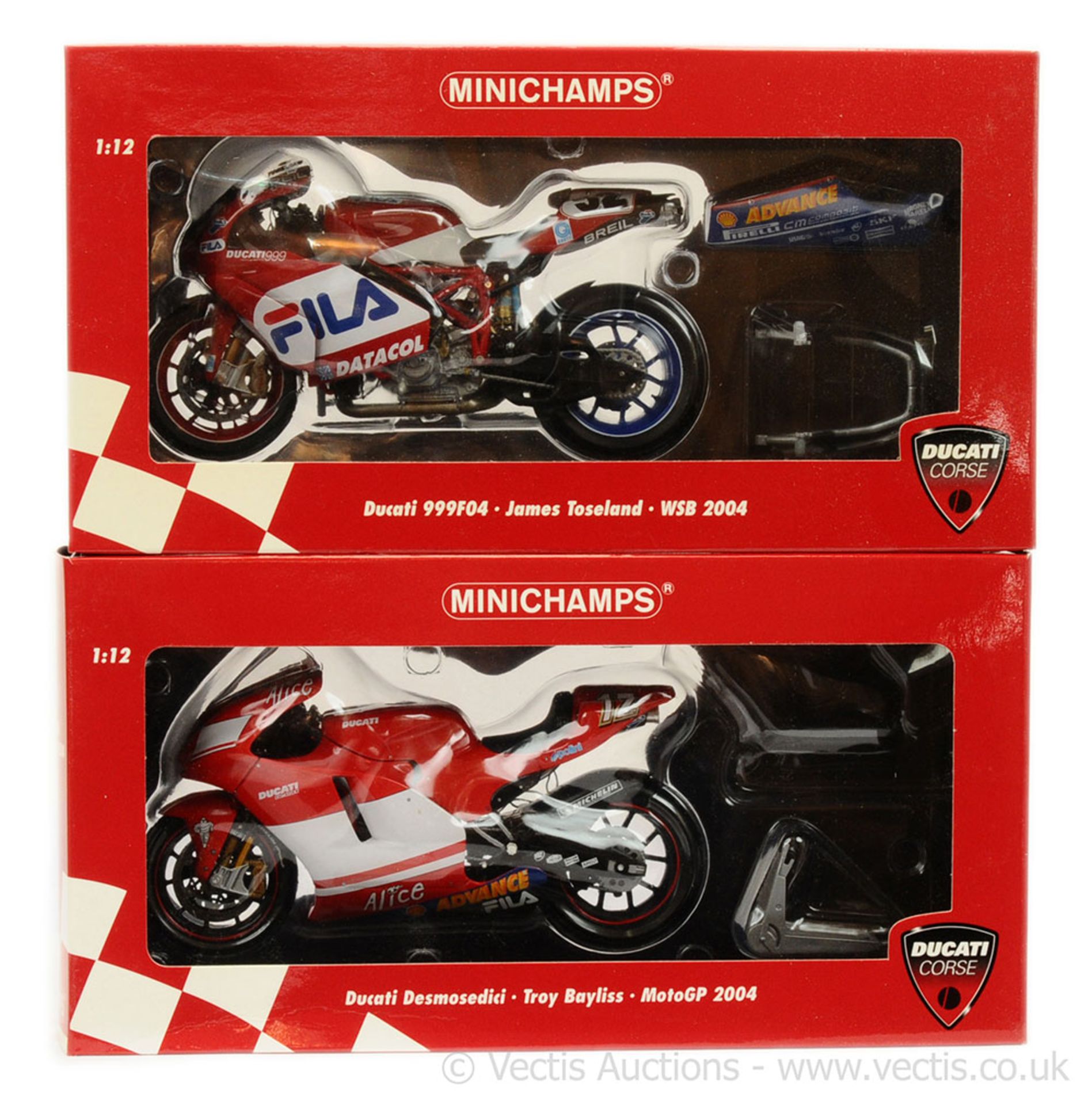 Minichamps (1/12 Scale) - a (1) 122040012 Ducati
