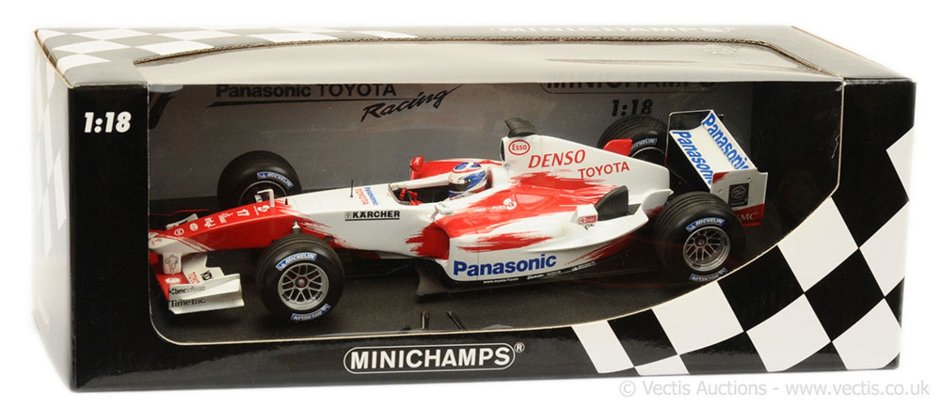 Minichamps (1/18 Scale) Toyota TF104 "Panasonic"