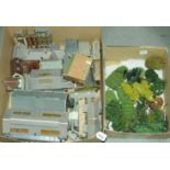 QTY inc OO Gauge Buildings and Scenery box