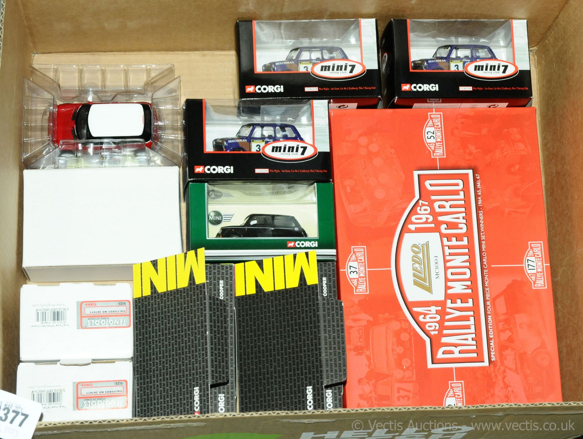 GRP inc Teng Tools, Corgi & Lledo - boxed Mini