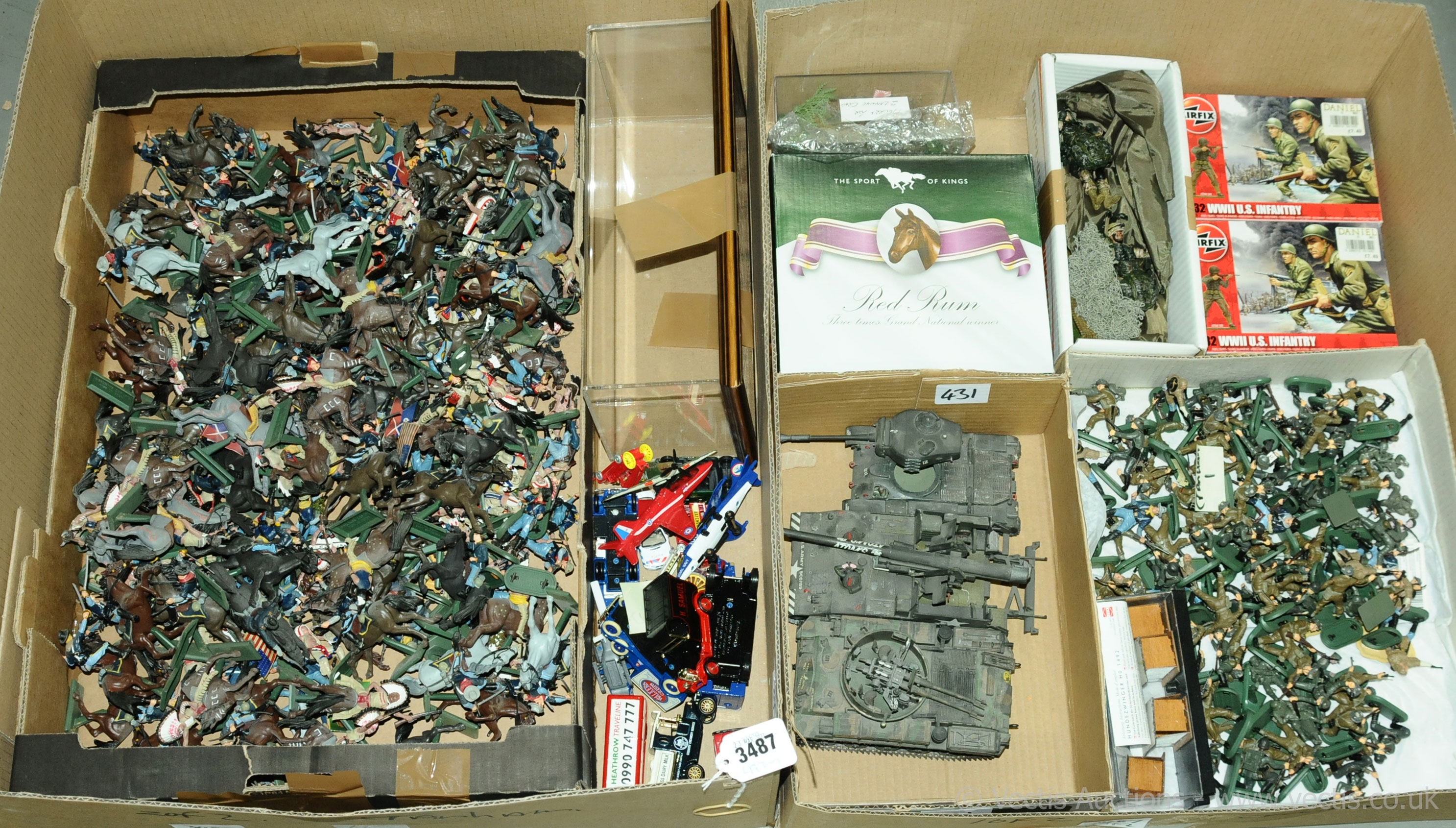 Britains, Airfix and similar unboxed loose