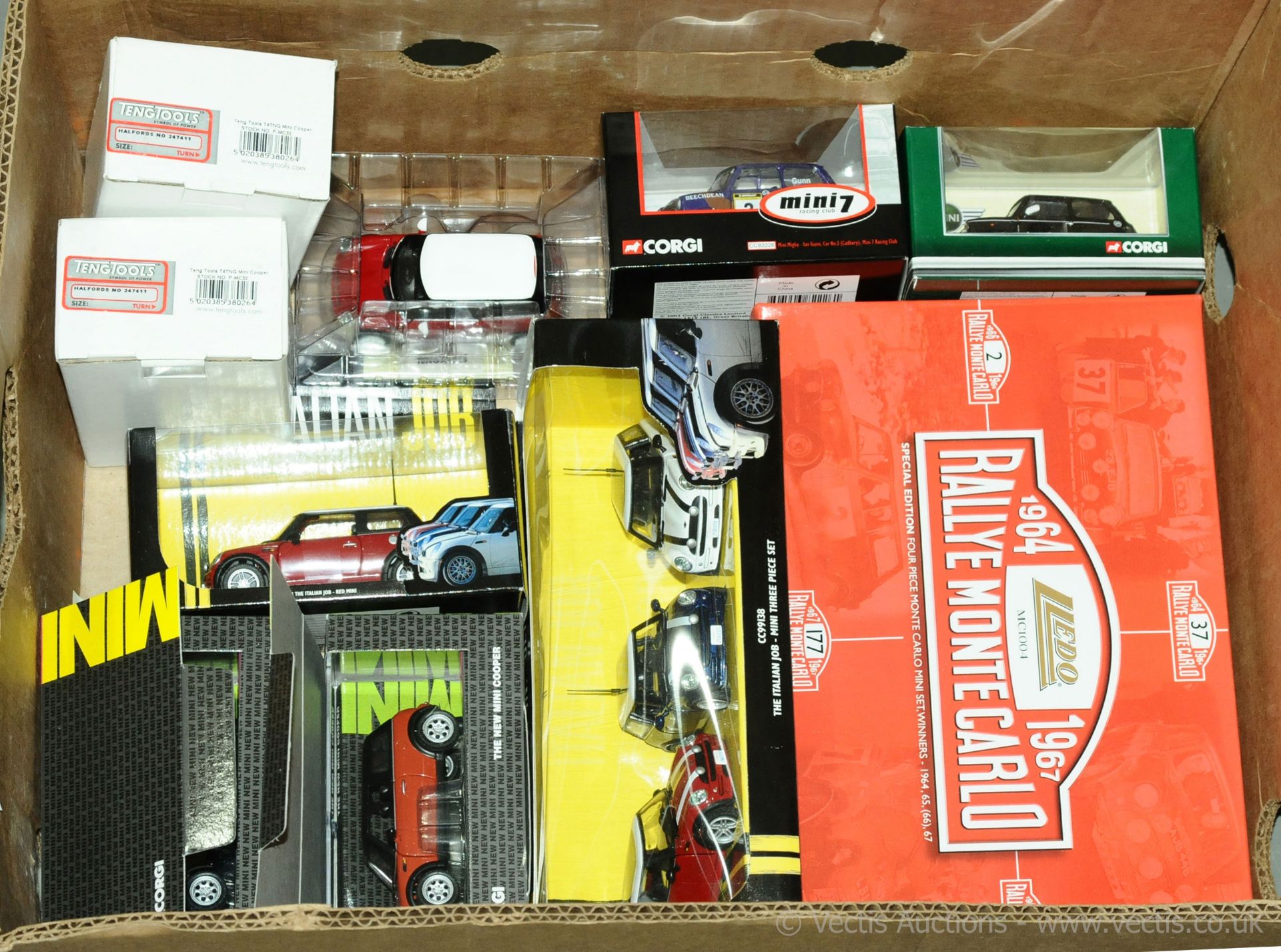 GRP inc Teng Tools, Lledo & Corgi - boxed Mini