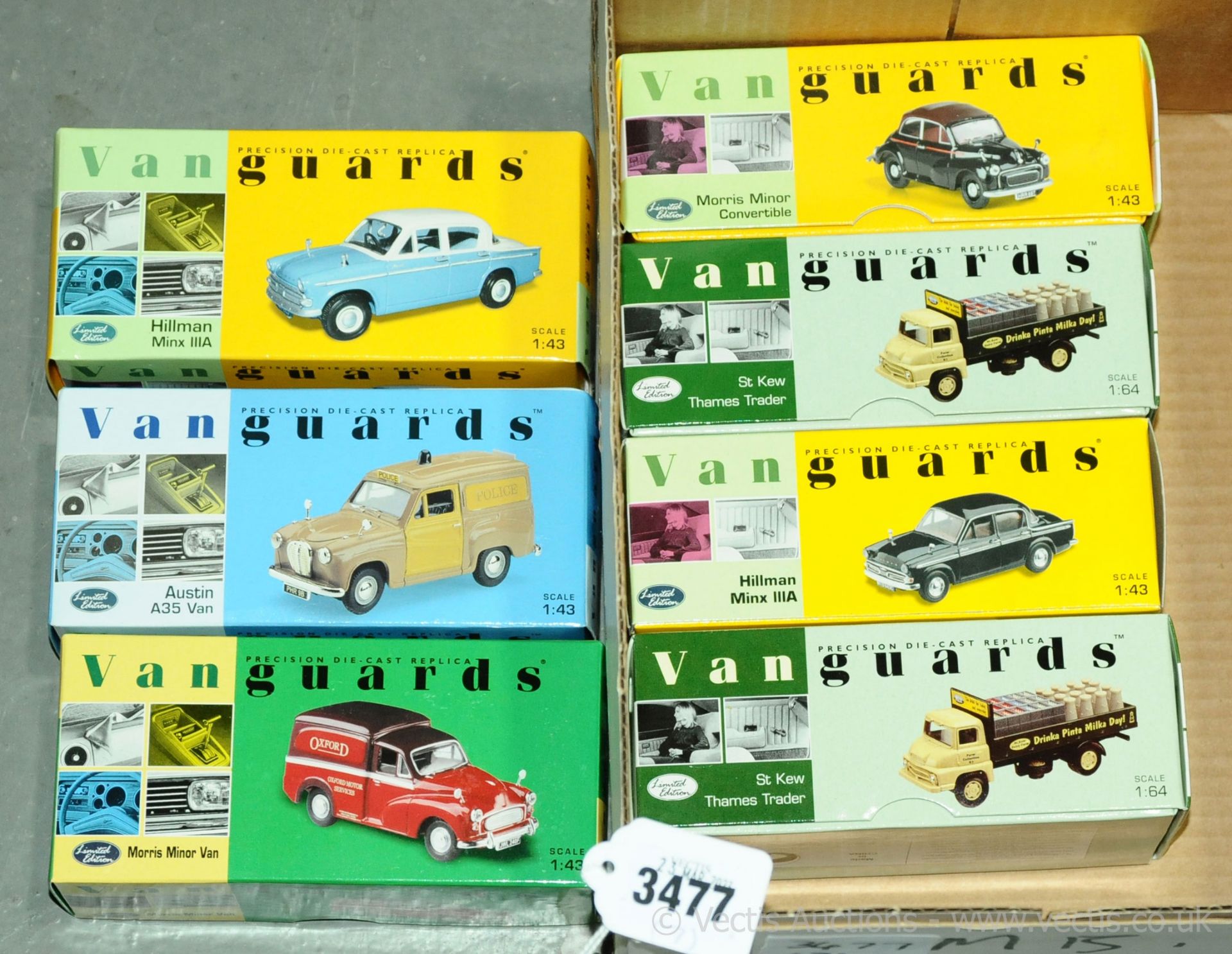 GRP inc Lledo Vanguards - boxed 1/43 and 1/64