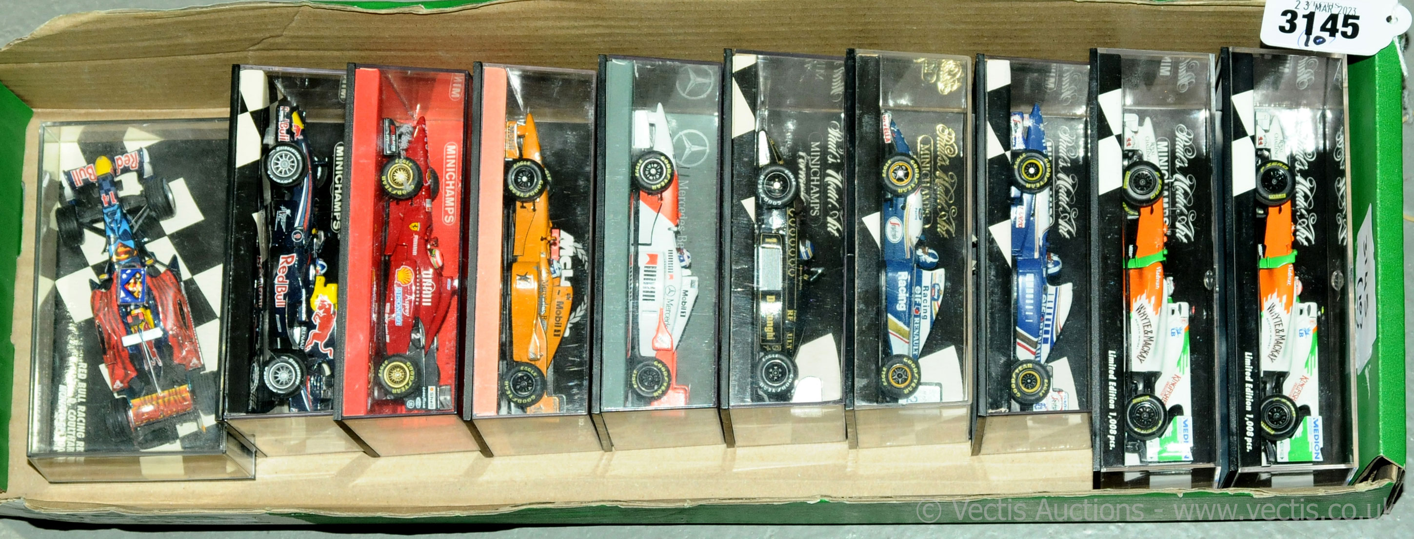 GRP inc Minichamps boxed F1 Racing Car 410