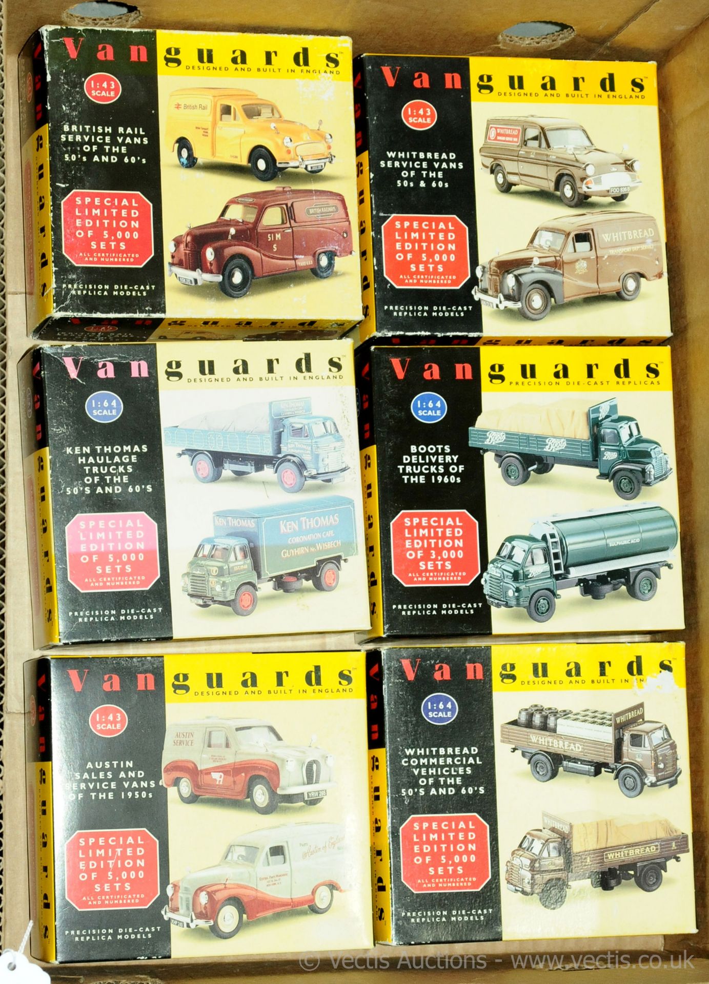 Vanguards - boxed Multi Vehicle Sets 1/43