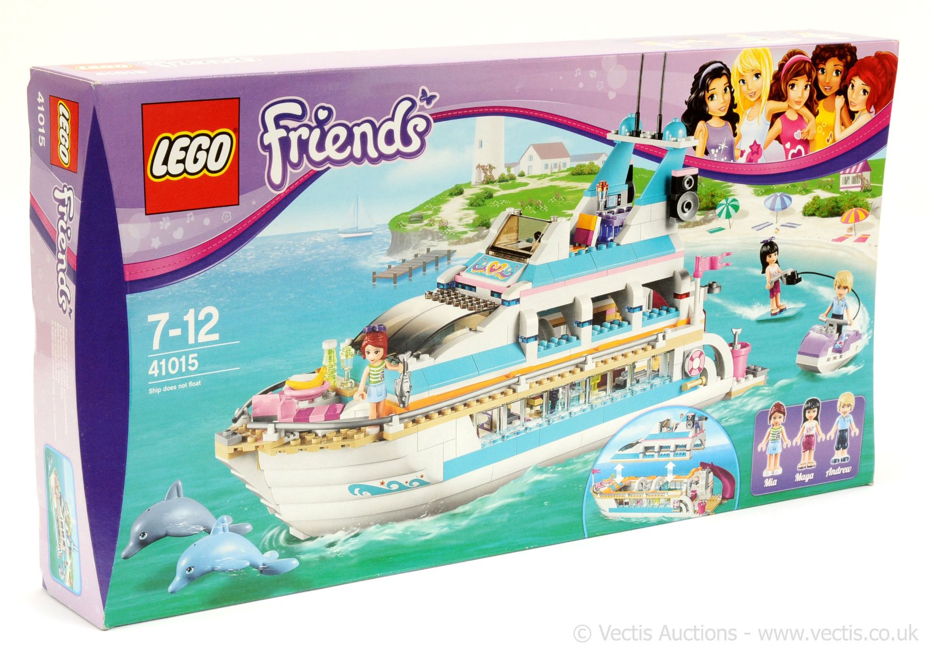 Lego Friends Dolphin Cruiser, set #41015, within