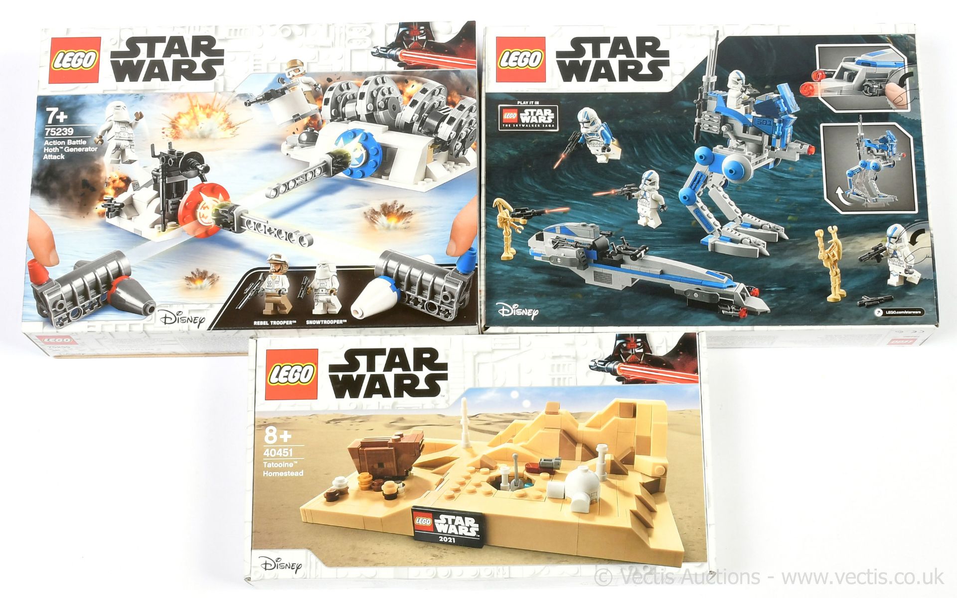 GRP inc Lego Star Wars sets x three, includes