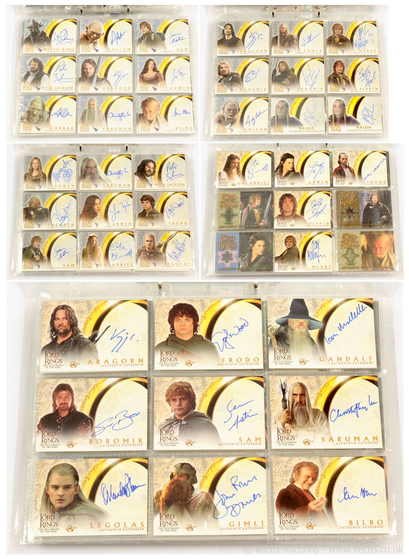 GRP inc Topps The Lord of the Rings Autograph