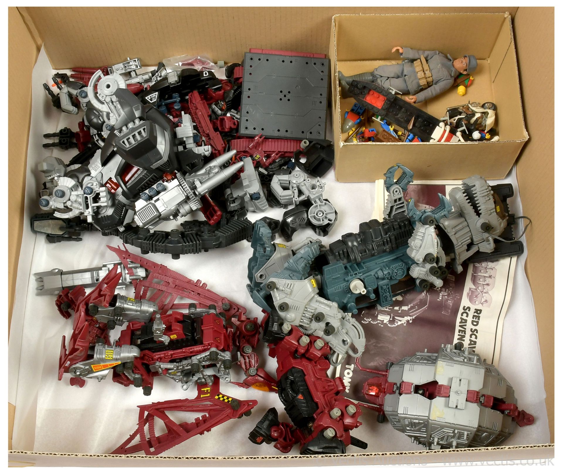 QTY inc Tomy loose Zoids x five, Red Horn, Gore