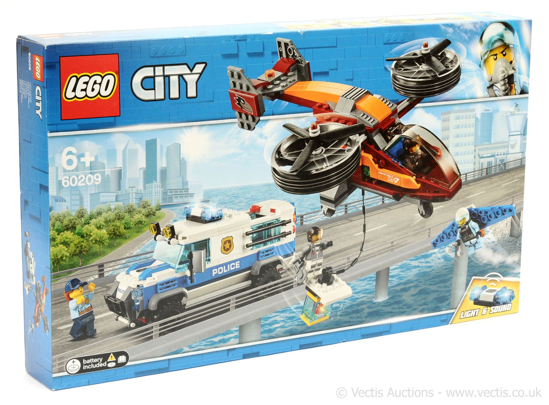 Lego City Sky Police Diamond Heist set #60209