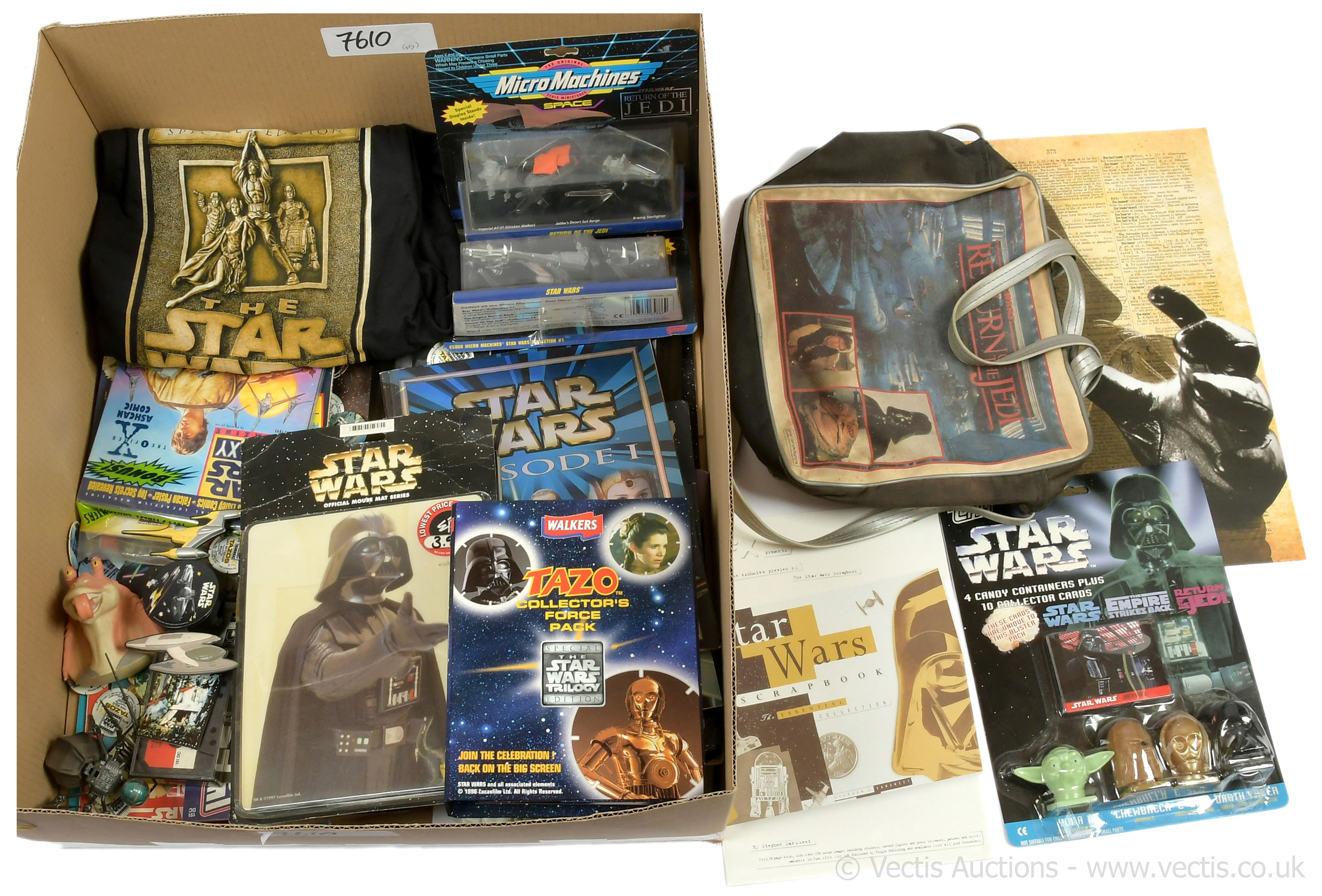 Quantity of Star Wars modern collectables Galoob