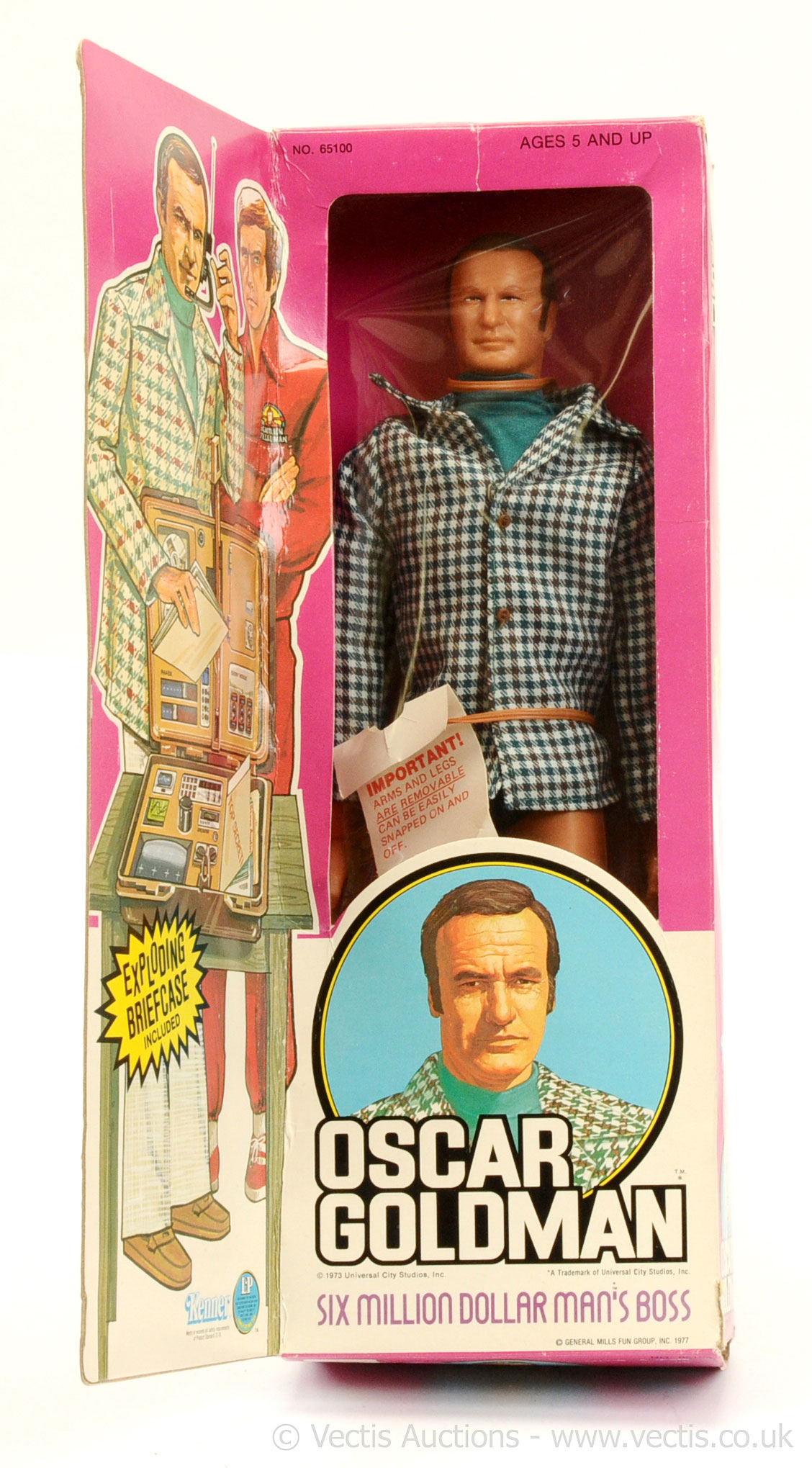Kenner vintage 1977 Oscar Goldman Six Million Dollar Man's Boss 12 ...