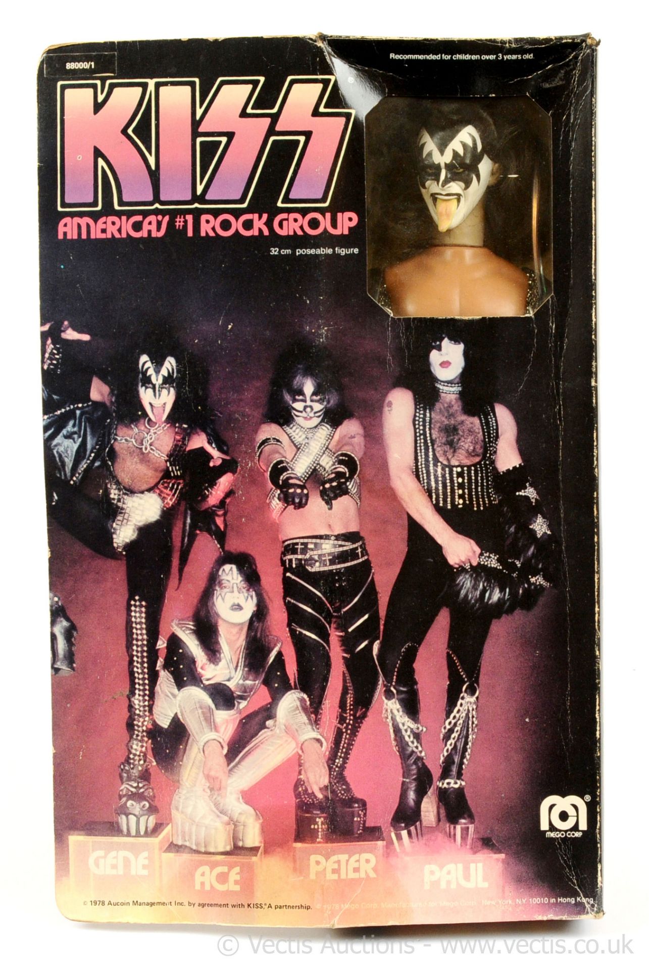 Mego vintage 1978 KISS Gene Simmons 12" figure