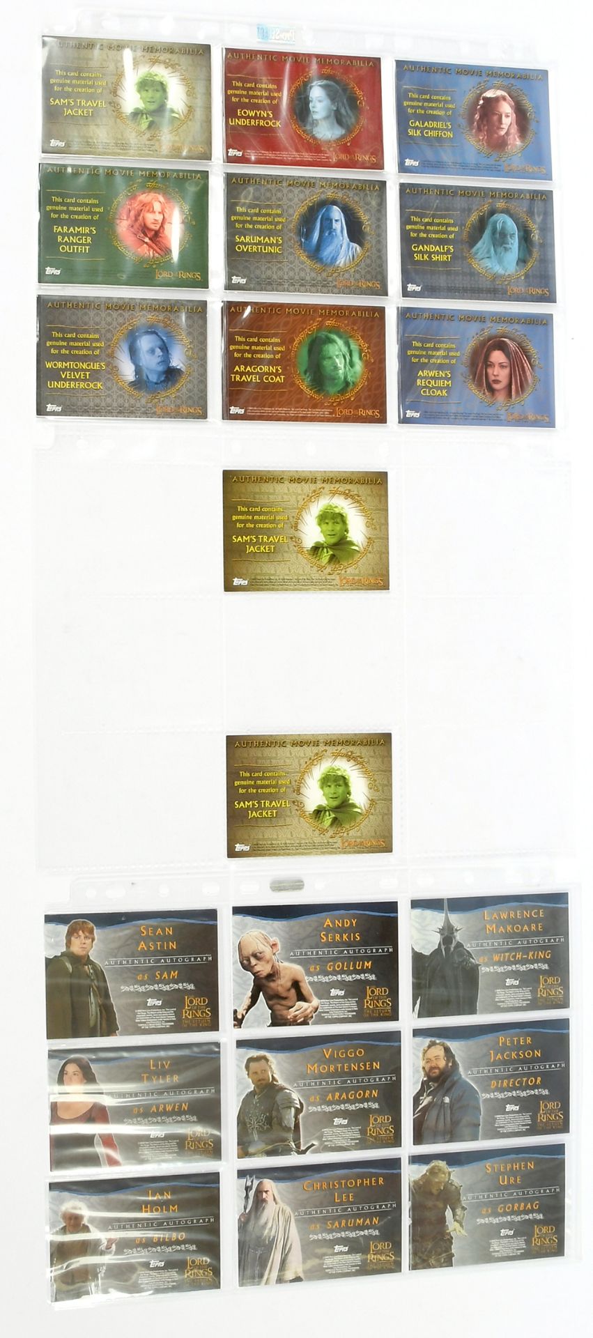 GRP inc Topps The Lord of the Rings Autograph - Image 4 of 9