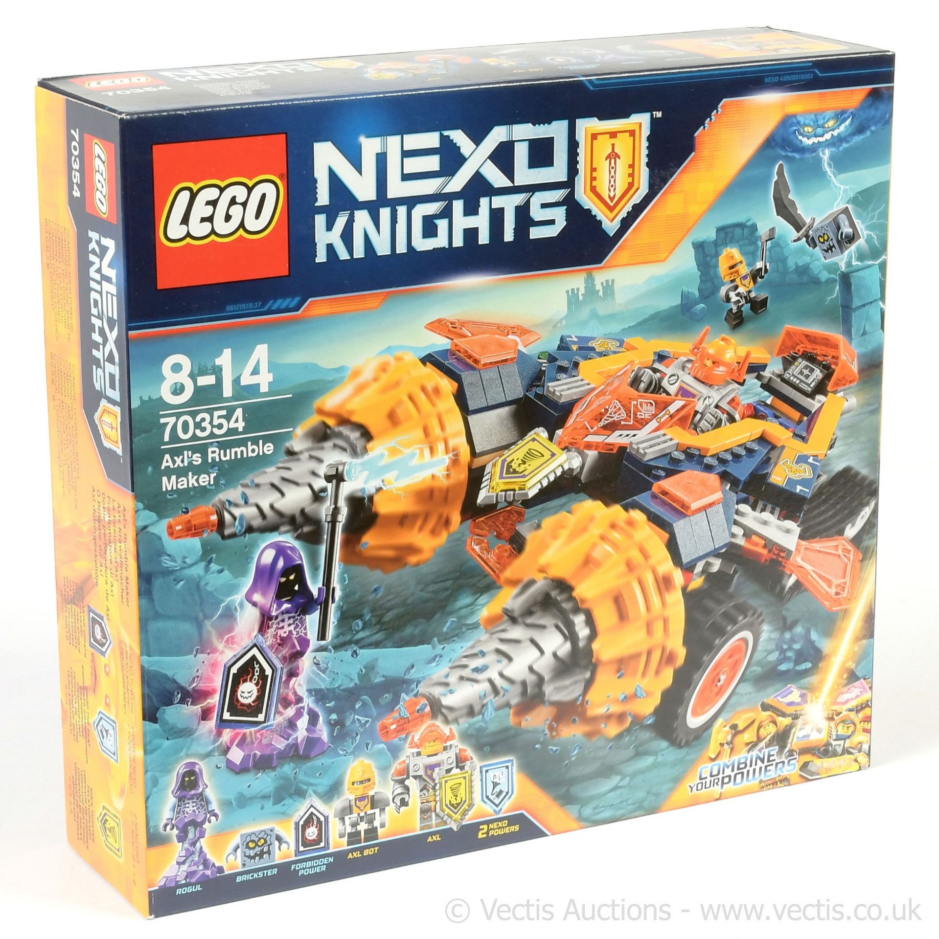 Lego Nexo Knights Axl's Rumble Maker set #70354